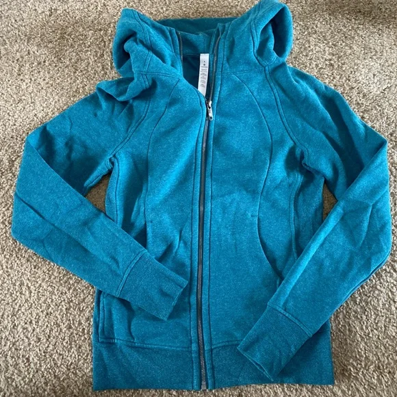 Lululemon Scuba Hoodie *Light Cotton FleeceHeathered Desert Teal